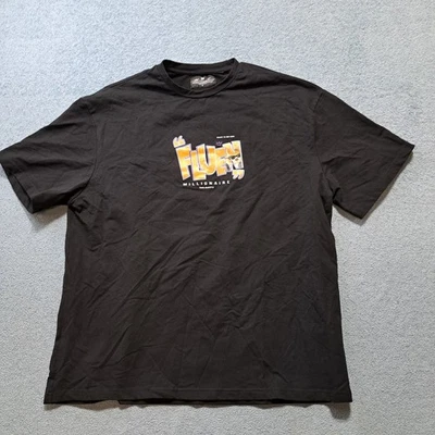 Camiseta Mania Jeans Hombre Talla Mediana Negra Informal Cuello Redondo Manga Corta Pullover Foto 1 de 4