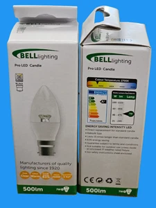 2 x Campana 7w BC/B22 LED Candela Calda Canlb Lampada - Foto 1 di 4