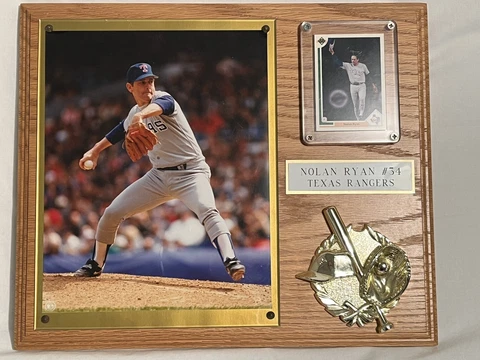 Nolan Ryan Texas Rangers #34 Plaque Cover