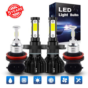 For Ford Transit 2007-2013 LED Headlight Bulbs Kit High / Low Beam + Fog Light