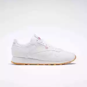 Reebok Classic Leather 100008491 Sneaker Uomo Bianco Gomma Scarpe da Corsa Basse - Foto 1 di 90