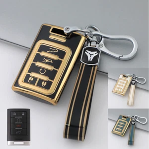 Fit For Cadillac XTS XT5 XT6 CTS CT6 CT5 EXT TPU Car Remote Key Fob Case Cover - Picture 1 of 10