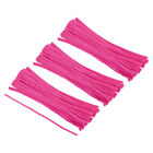 30CM/12Inch Pipe Cleaners, 300 Pack Flexible Chenille Stems, Pink Red