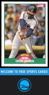 1989 Score Rookie & Traded #51T Dion James - Image 1 of 2