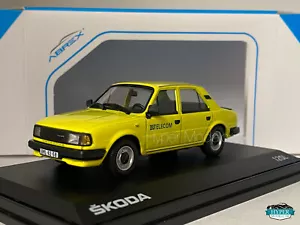 ABREX 1/43 SKODA 120L TELECOM 1984 YELLOW ART.143FA-702F01 - Picture 1 of 3