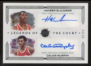 2023-24 Topps Motif Olajuwon Murphy Legends Of The Court Dual Auto /25 - Picture 1 of 2