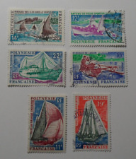 STAMPMART : FRENCH POLYNESIA 1966 SHIPS 6v FINE USED SET