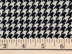 D2286 Stoff Hahnentritt schwarz antikweiß - Bild 1 von 1
