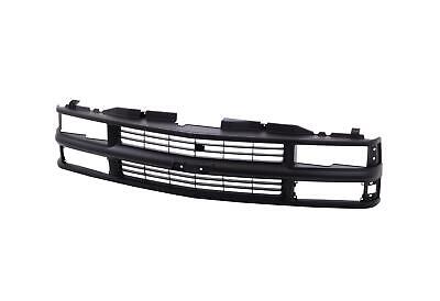 AM New Front Full Black Grille For 94-98 Chevy C/K Pickup Truck Suburban Tahoe • 102.56$