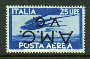 Italy AMG VG 1LNC5 Inverted Overprint MNH Sassone Airmail 6b €400 5F527 - Picture 1 of 2