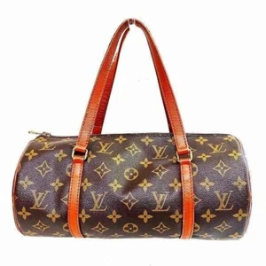 LOUIS VUITTON Papillon 30 monogram old model Handbag Brown Leather PVC M51365 - Picture 1 of 9