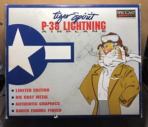 Speccast P-38 Silver Lightning Lockhead Red Tiger Spirit