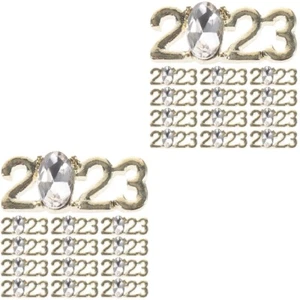 2 Count Maniküre Kleber-Drop-Mobilfunkkofferdekoration Nagelornamente - Zdjęcie 1 z 12