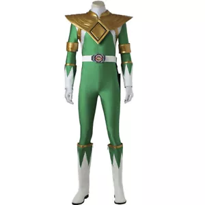 Green Ranger Burai Cosplay Kostüm Dino Rangers Tommy Oliver Outfit goldene Rüstung - Bild 1 von 17