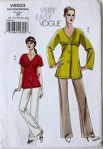 Vogue 8503Misses Tunics Pants Sewing Pattern Sz 8-16 - Picture 1 of 1