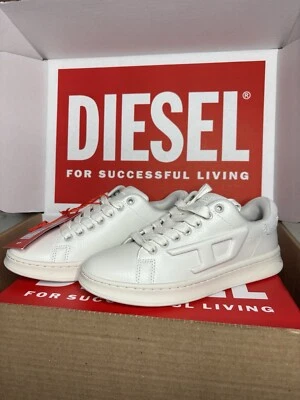 Zapatillas bajas DIÉSEL para mujer blancas S-Athene con relieve talla 37 (6/6,5 EE. UU.) Foto 1 de 4