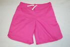 Girls Pink Woven Bermuda Shorts Rear Elast Waist Drawstring Front Pockets Xxl 18