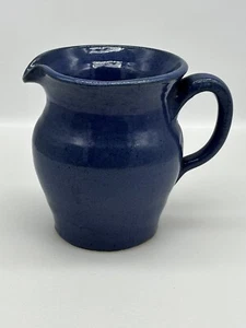 BB 5" BLUE PITCHER BYBEE Pottery KY - Picture 1 of 8