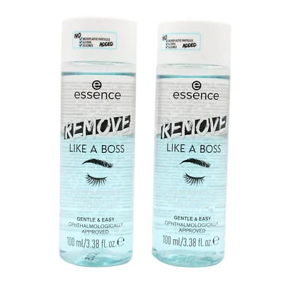 2x essence REMOVE LIKE A BOSS Waterproof Eye Make-up Remover 2x 100ml - NEU - Bild 1 von 3