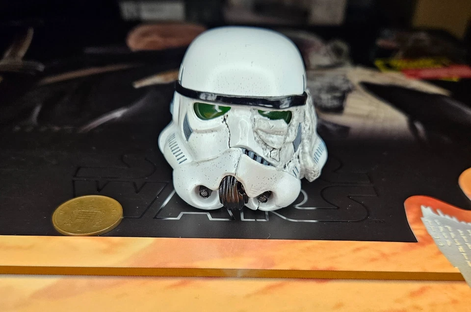 Hot Toys Star Wars Boba Fett DELUXE TMS2BF Stormtrooper Helmet loose 1/6th scale - Image 1 of 1