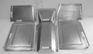 DIRECT SHEETMETAL FD143 1941-48 FORD CAR FRONT FLOOR KIT FOR STOCK FIREWALL - Picture 1 of 1