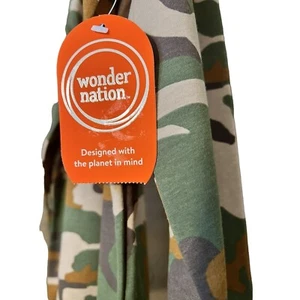 Wonder Nation Unisex Kid Tough Tee Shirt - Camo- Size XXL (18) - Picture 1 of 3