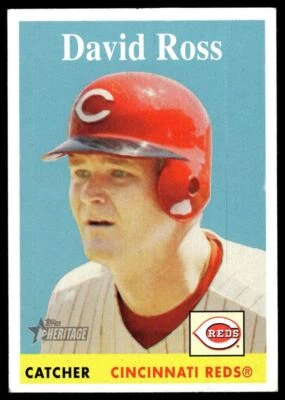 2007 Topps Heritage NR-MINT David Ross Cincinnati Reds #73 - Image 1 of 2