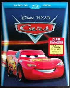 Cars Disney/Pixar (Blu ray/DVD + Digital, Movie Club Exclusive) w/Slip, NEW - Picture 1 of 2