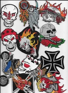 GRAB BAG LOT of 12 PIECE EMBROIDERED PATCHES sew on and iron on - Picture 1 of 1
