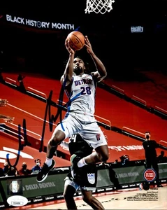 Isaiah Stewart Signed Detroit Pistons 8x10 Photo JSA COA - Picture 1 of 1