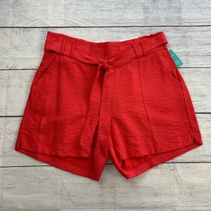 Pantalones Cortos Maurices Talla 0X Corbata de Gran Ascensión 4" Entrepierna Coral Tirón en Cinturón Nuevos con Etiquetas - Imagen 1 de 6