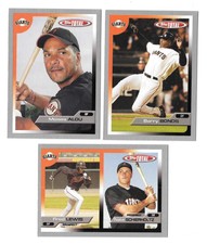 2005 Topps Total SILVER / GREY - SAN FRANCISCO GIANTS Team Set