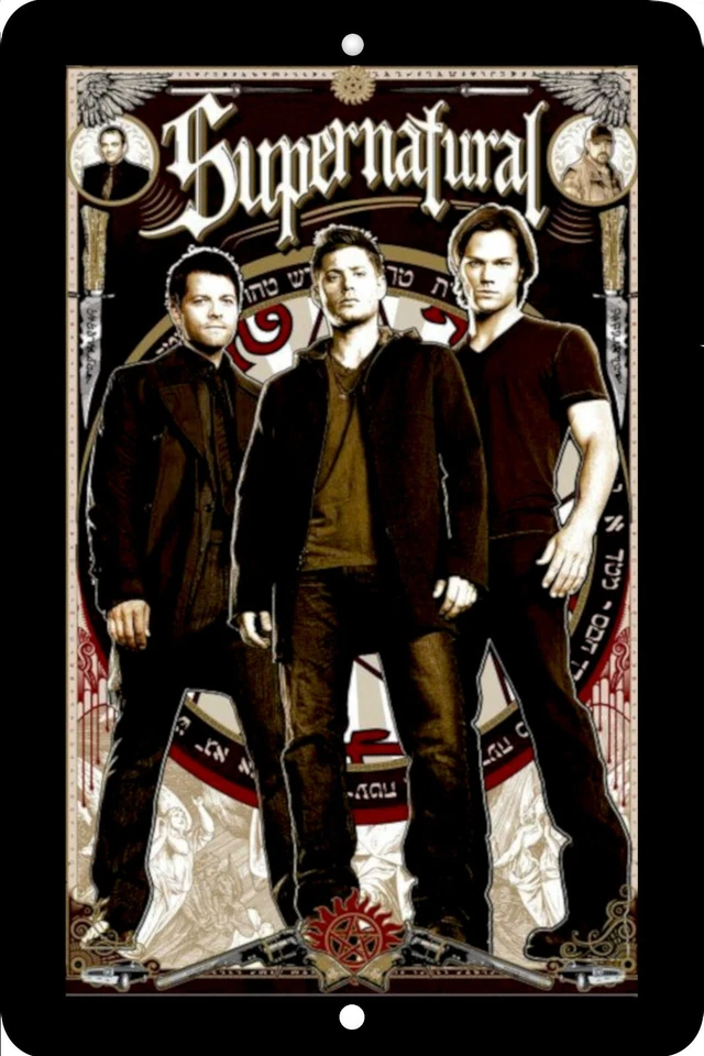 Сверхъестественное, винчестер, день рождения, домашний знак, домашний декор металлический алюминий, США - Изображение 1 из 1