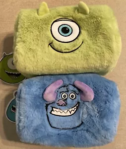 Disney Monsters Inc Mike and Sulley borsa da viaggio trucco cosmetico set di 2 Primark - Foto 1 di 5