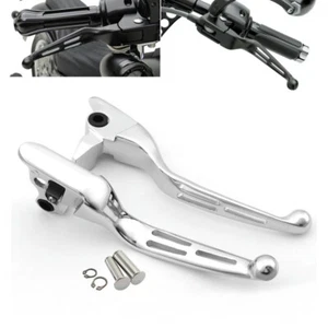 Chrome Hand Levers Brake Clutch Levers for Harley Touring Street Glide 2008-2013 - Bild 1 von 14