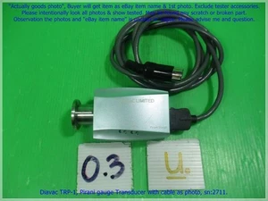 Diavac TRP-1, Pirani gauge Transducer with cable as photo, sn:2711, Promotion 2. - Picture 1 of 11