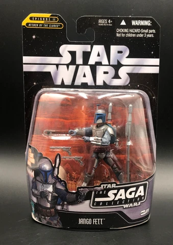 Star Wars Saga Collection 20 JANGO FETT Hasbro 2006 New NOC 3.75 Battle Geonosis Cover