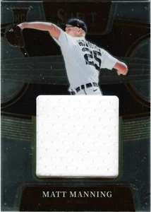 2022 Panini Select Rookie Jumbo Swatch #RJS-MM Matt Manning RC,MEM Tigers - Picture 1 of 2