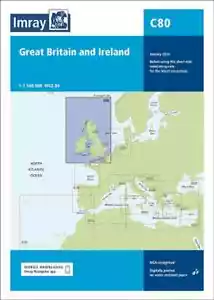 Gráfico Imray C80 de Gran Bretaña e Irlanda 2024 1:1500000 - Imagen 1 de 1