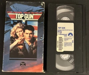 Top Gun Tom Cruise Kelly McGillis Val Kilmer Anthony Edwards Action VHS Movie - Picture 1 of 9
