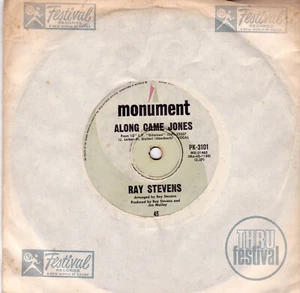 RAY STEVENS Along Came Jones / Yakety Yak 45 SirH70 - Picture 1 of 2