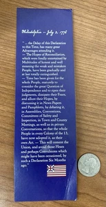 Patriotic Bookmark - Colonial America - American History - John Abigail Adam’s - Imagen 1 de 5