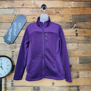 Swiss Tech Damen Lila Reißverschluss Utility Jacke Gr. Medium - Bild 1 von 14