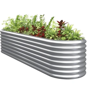 9x2x2ft Raised Garden Bed for Vegetables, 9 in 1 Adjustable Outdoor Garden Ra... - Picture 1 of 7
