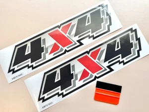 4x4 Off-Road Four Wheel Drive Decal Stickers for Truck, SUV, 15 x 3.5 in (2 pcs) - Picture 1 of 3