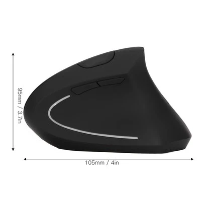 Wireless Optical Mouse 2.4Ghz Comfortable Grip Vertical Precise Control Hi AM - Image 1 of 4
