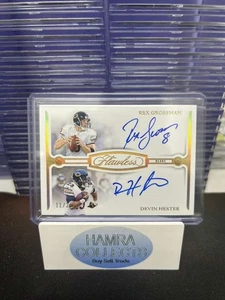 2024 flawless rex grossman devin hester dual auto /25 - Picture 1 of 2