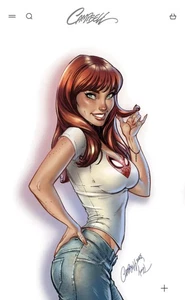 Amazing Spider-Man #6 J Scott Campbell MARY JANE VIRGIN LMT 1000 Preorder - Picture 1 of 1
