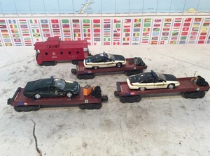 Lionel freight car  SET - Autotransporter 4 freight cars   027 - Picture 1 of 19