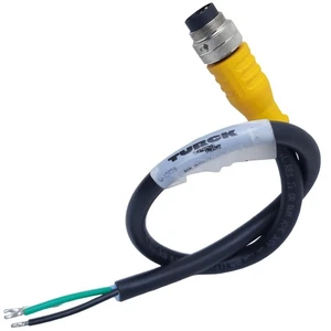 Turck BSM 34-198 U10778 PowerFast Kabelset 3-Pin M16 Stecker 600V AC/DC 15A, 0,5m - Bild 1 von 5